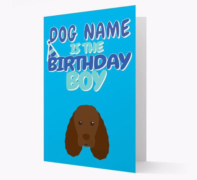 'Birthday Boy' Card with {breedFullName} Icon